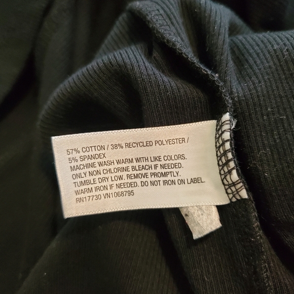 NWT A New Day Black Ribbed Knit Sleeveless Tank Dress Size XXL, Casual - Picture 7 of 7